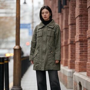 Steve Madden Utility Jacket in Olive